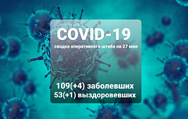 Оперативный штаб информирует: на 27 мая +4 новых заболевших COVID-19